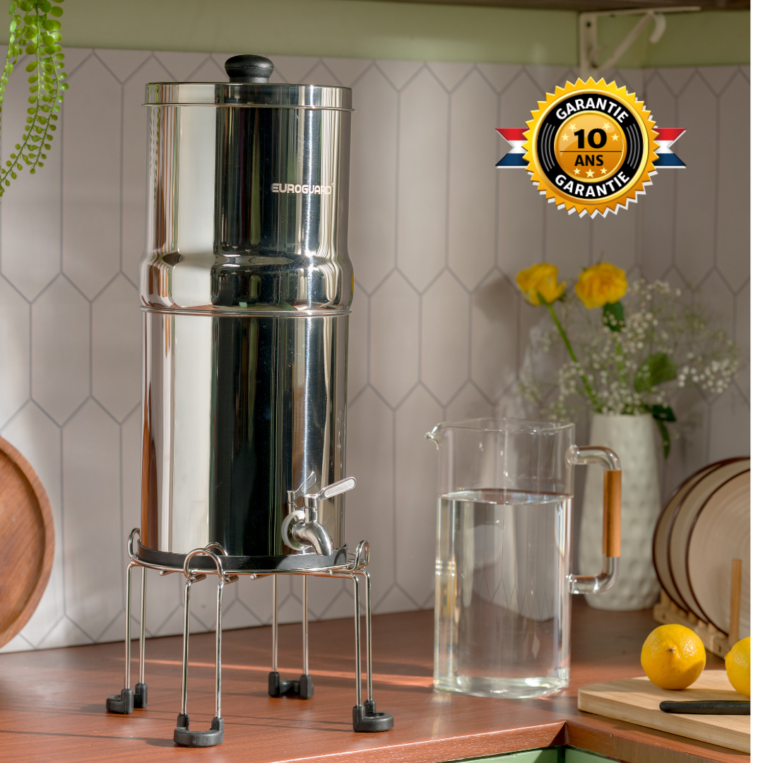 Filtro de Agua por Gravedad en Acero Inoxidable