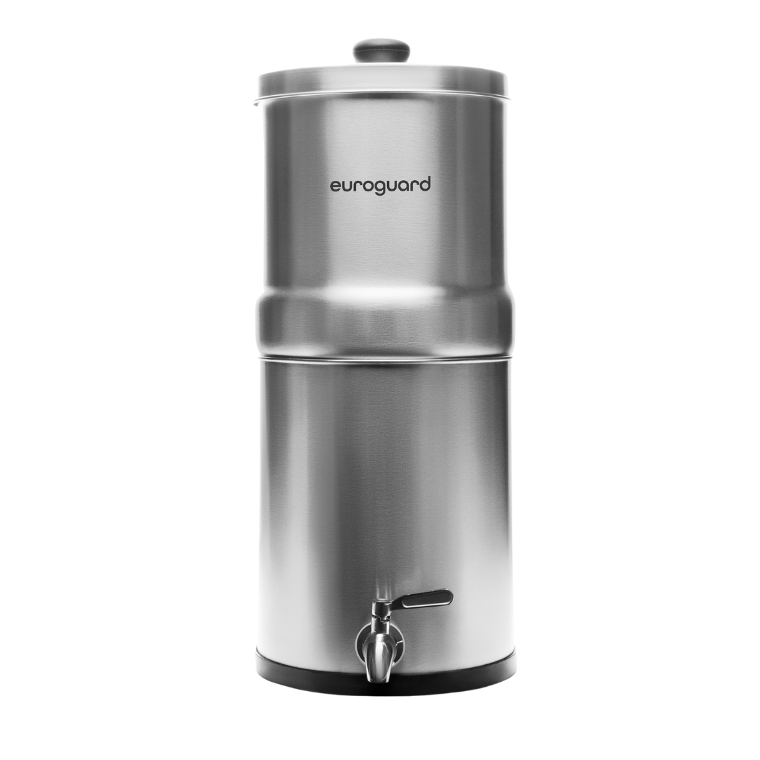 Filtro de Agua por Gravedad en Acero Inoxidable