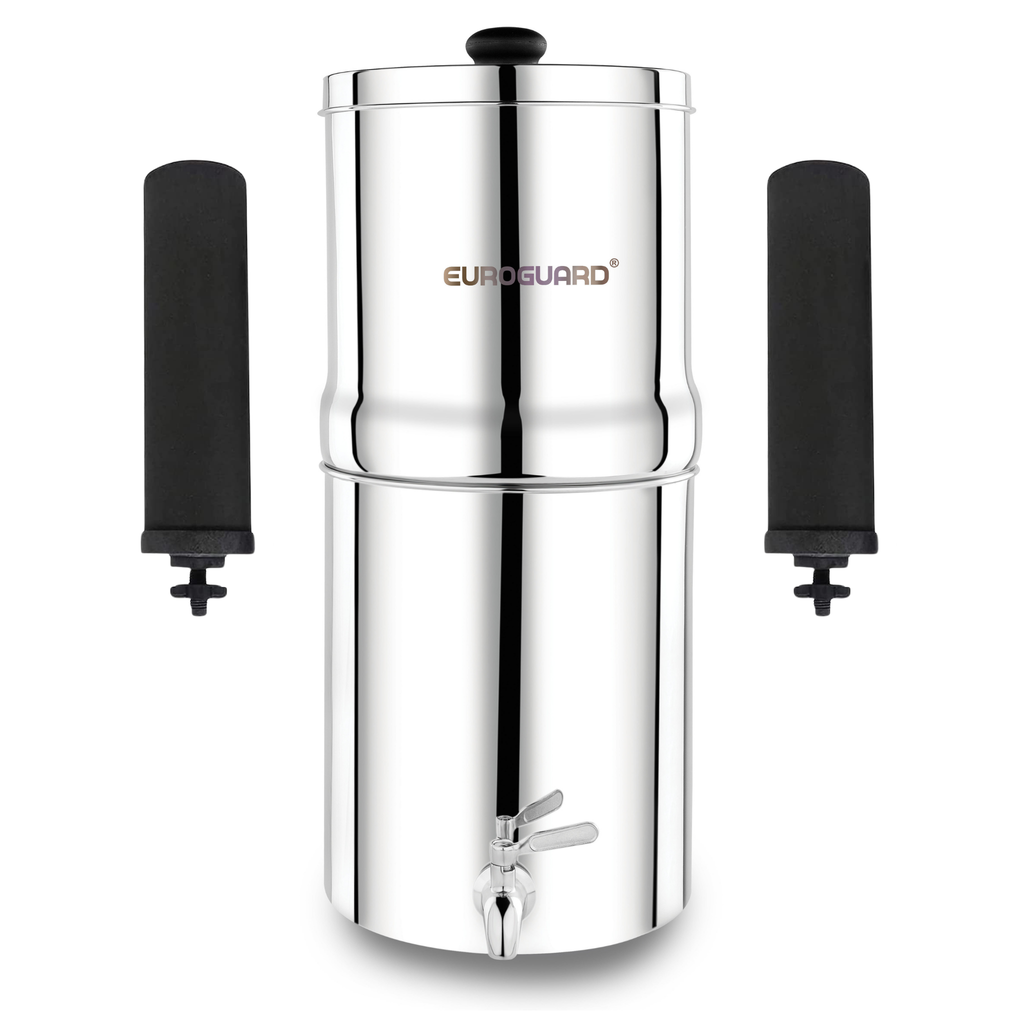 Filtro de Agua por Gravedad en Acero Inoxidable