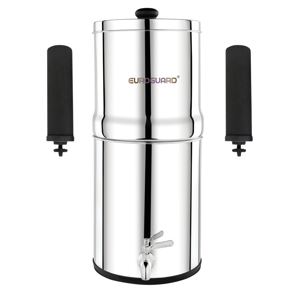 Filtro de Agua por Gravedad en Acero Inoxidable