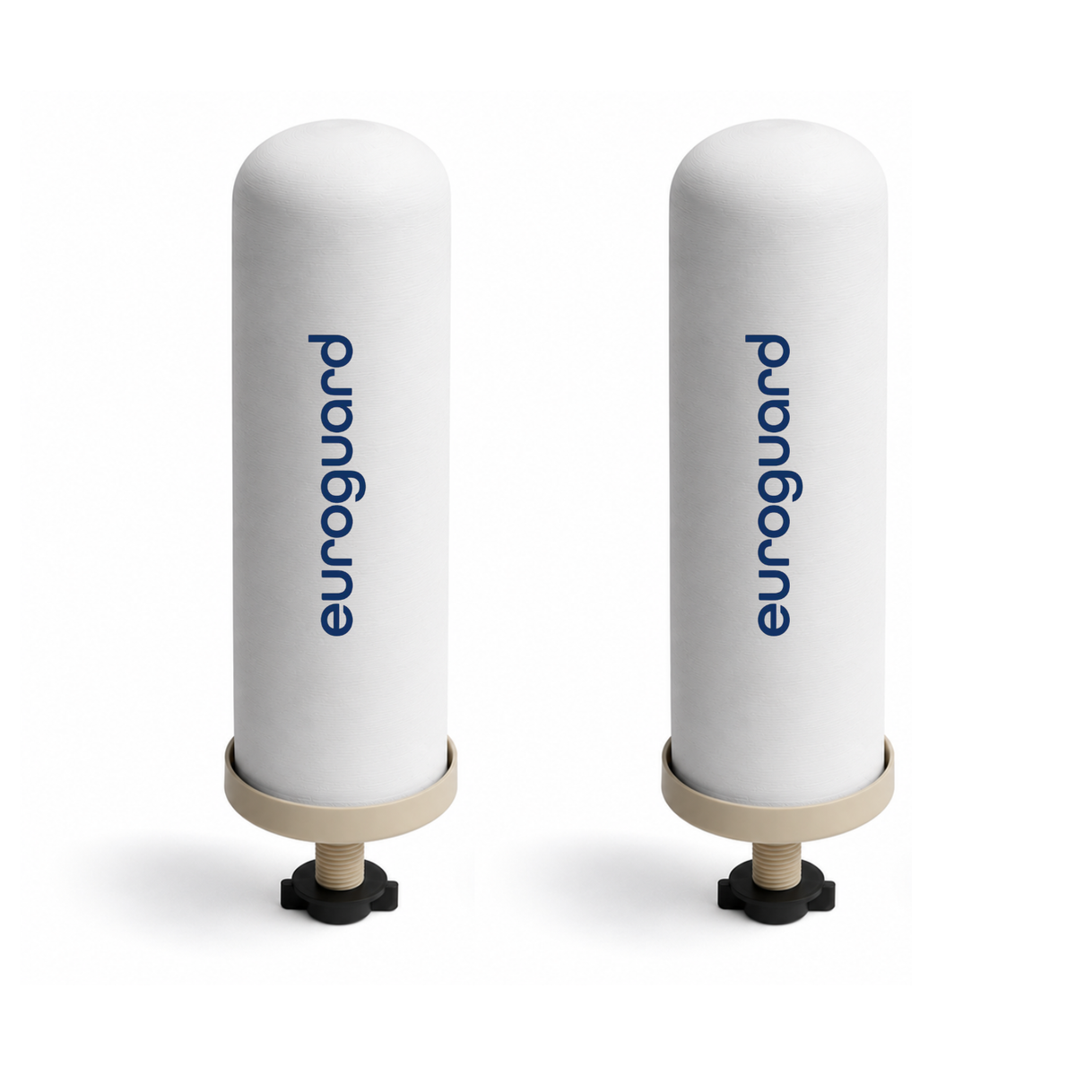 Dos cartuchos cerámicos TriCera™ Fluor euroguard