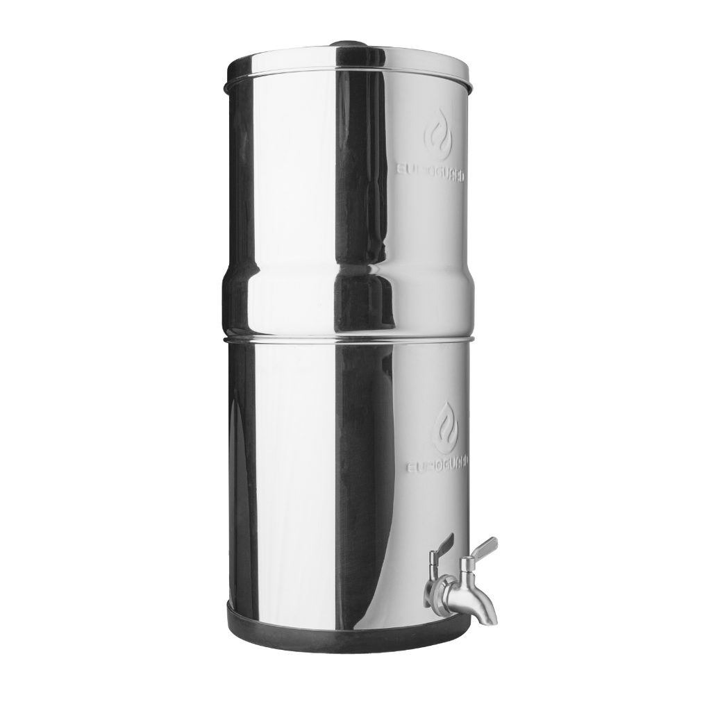 Filtro de Agua por Gravedad en Acero Inoxidable