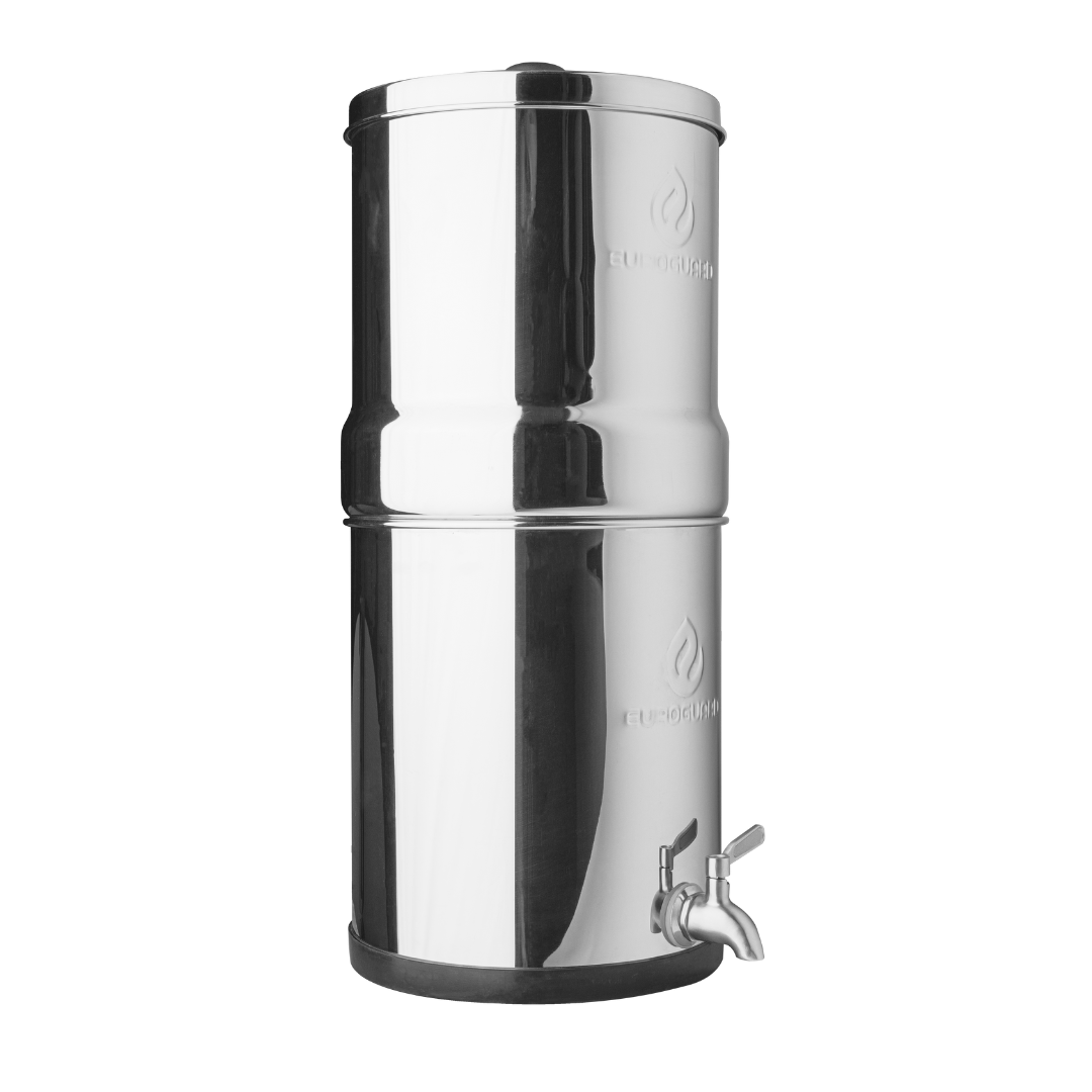 Filtro de Agua por Gravedad en Acero Inoxidable